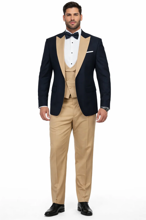 Tan Tuxedo - Beige Champagne Color Tuxedo