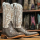 Tanner Mark Men's Bozeman Print Monster Fish Square Toe Boots Brown