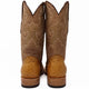 Men's Genuine Full Quill Ostrich Square Toe Boots Rio Grand Antique