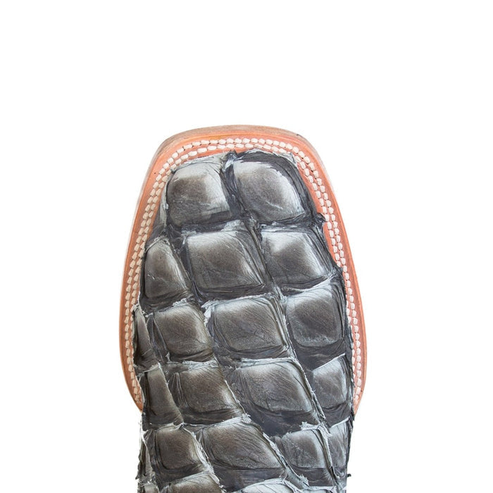 Men's Genuine Monster Fish Square Toe Boots Blue - 6