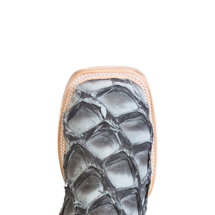 Men's Genuine Monster Fish Square Toe Boots Blue - 6