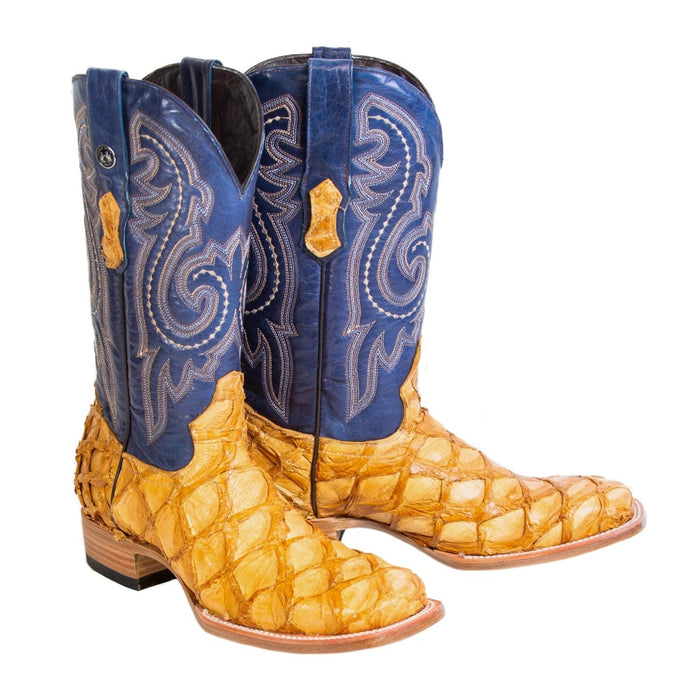Men's Genuine Monster Fish Square Toe Boots Buttercup - 6