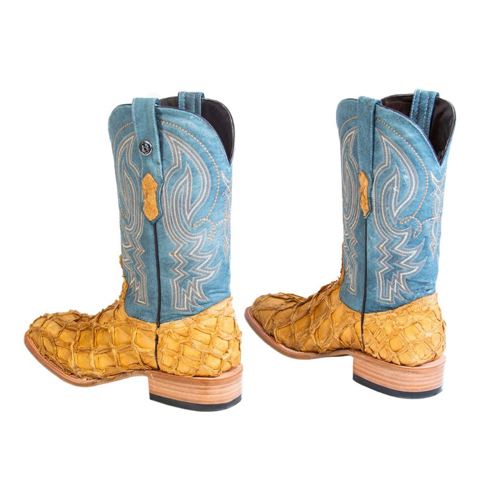 Men's Genuine Monster Fish Square Toe Boots Buttercup - 6