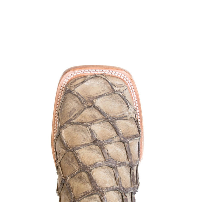 Men's Genuine Monster Fish Square Toe Boots Oryx - 6