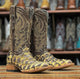 Men's Genuine Monster Fish Square Toe Boots Toasted Beige Matte