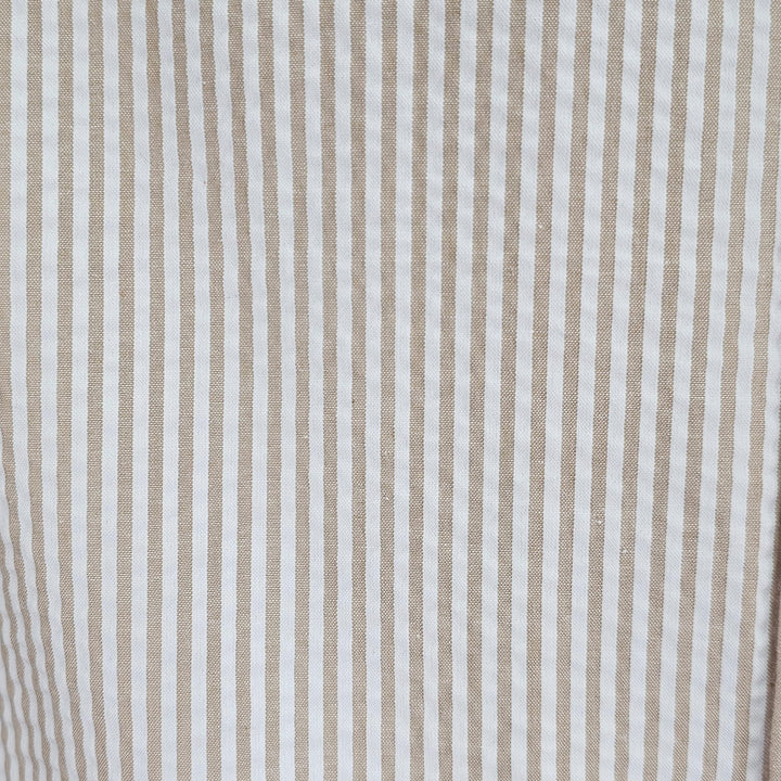 Tan Seersucker 2pc Set - S