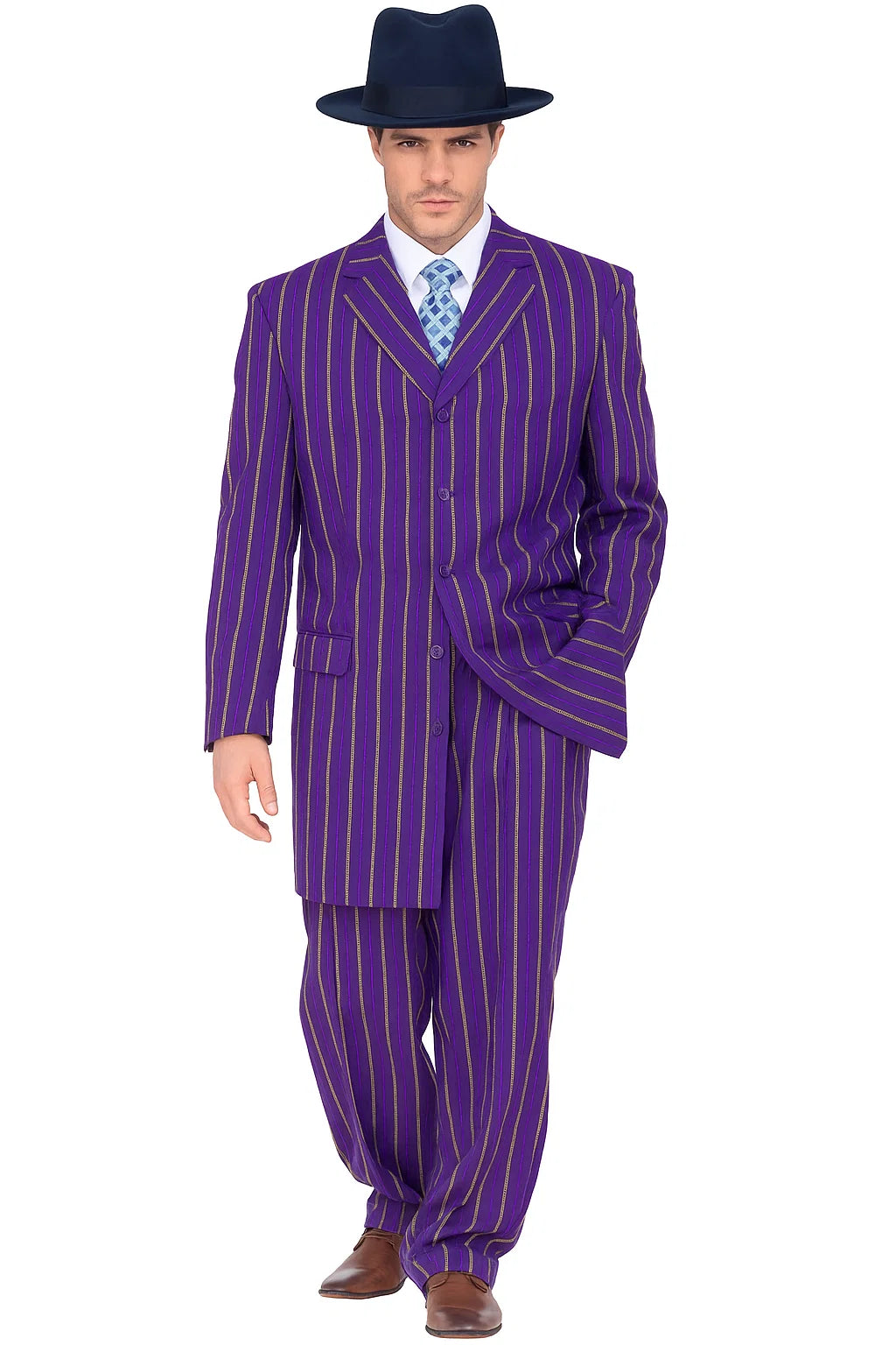 Purple Zoot Suit - 1920s Suit - Gangster Long Suit - Coat Size 38