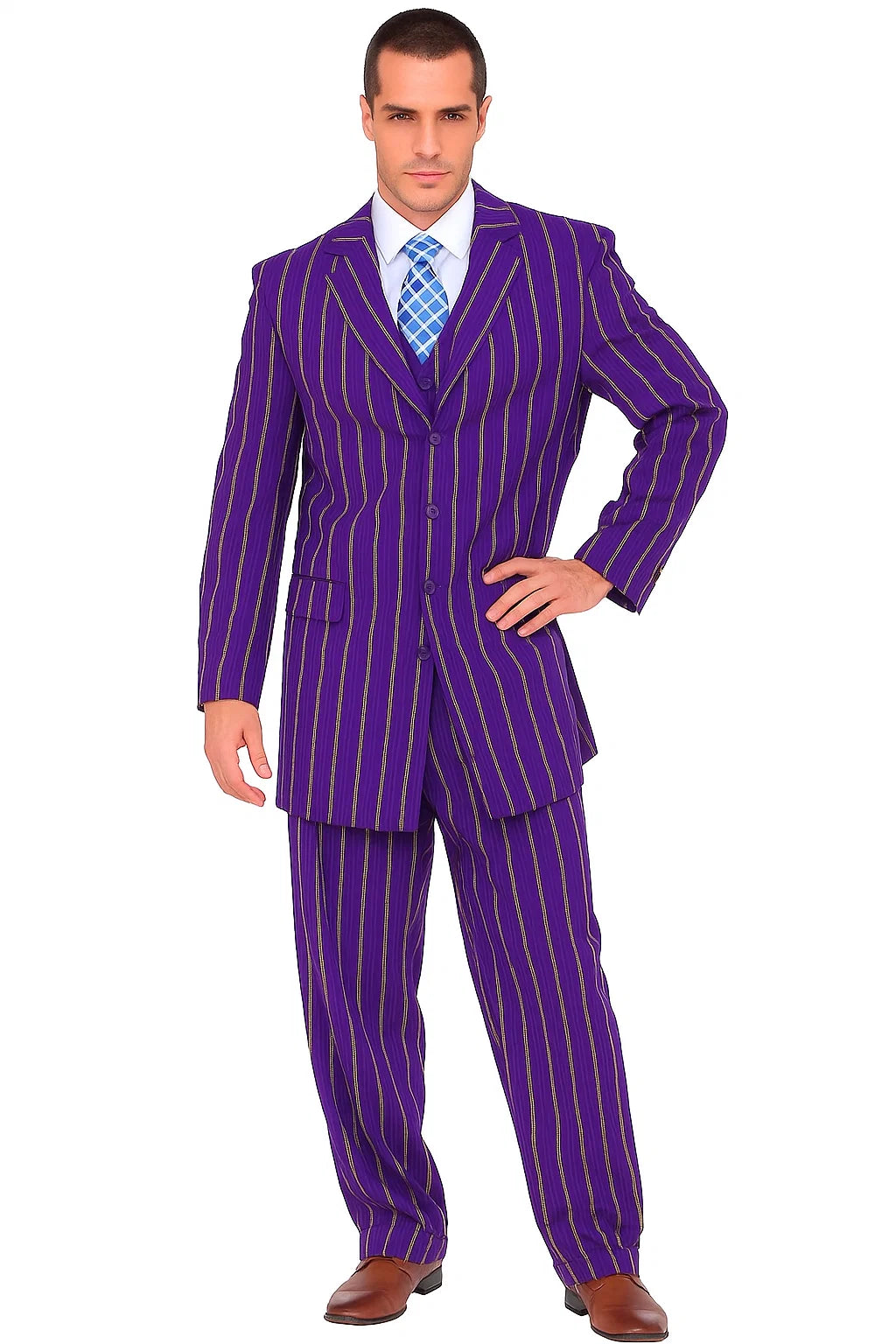Purple Zoot Suit - 1920s Suit - Gangster Long Suit - Coat Size 38