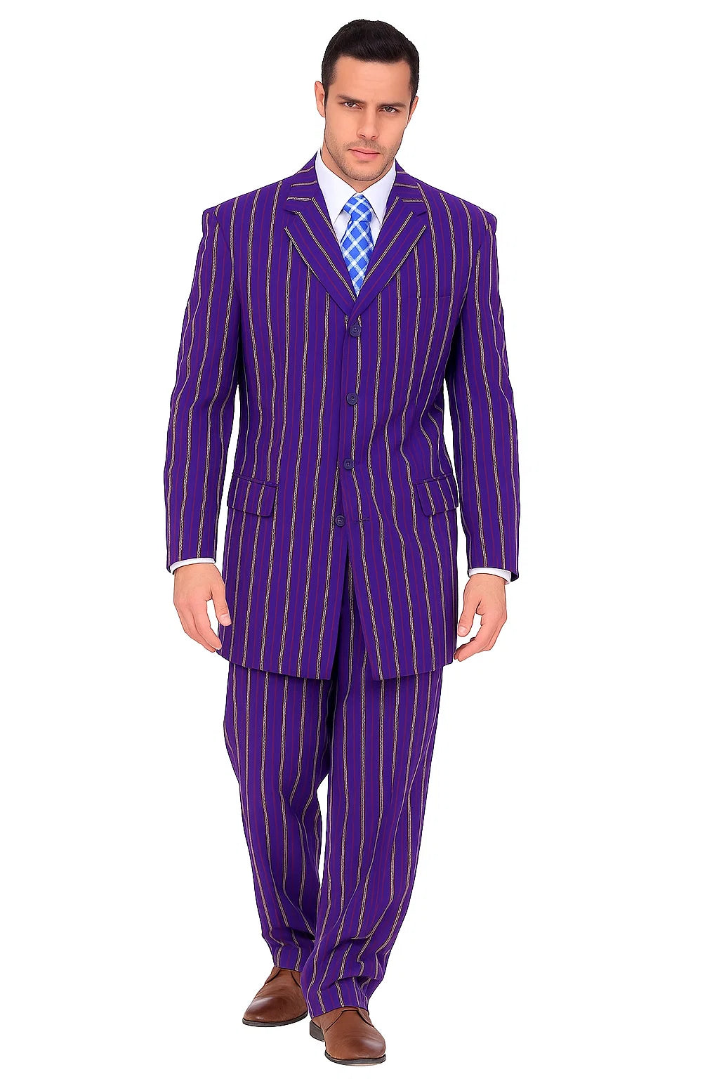 Purple Zoot Suit - 1920s Suit - Gangster Long Suit - Coat Size 38