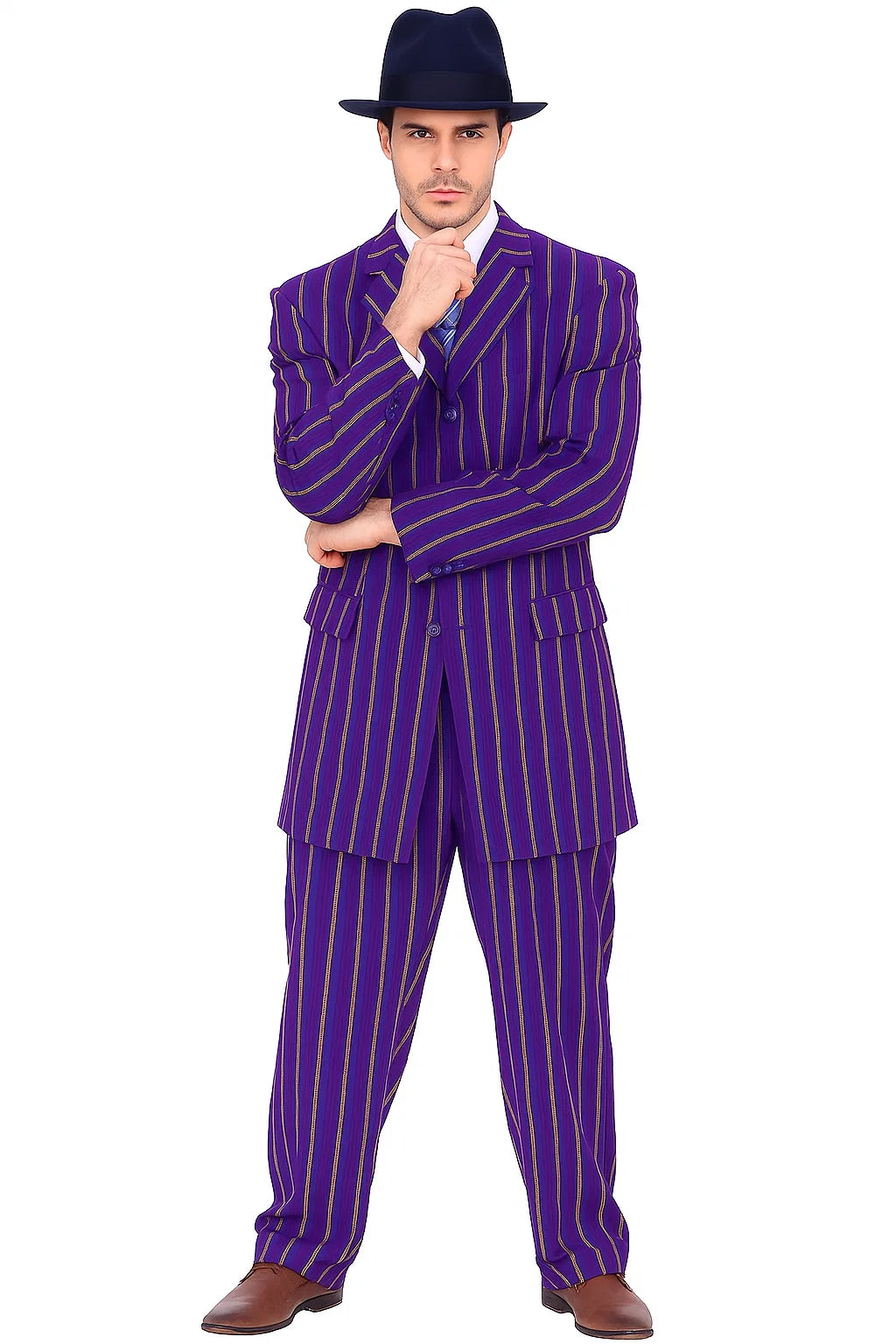 Purple Zoot Suit - 1920s Suit - Gangster Long Suit - Coat Size 38