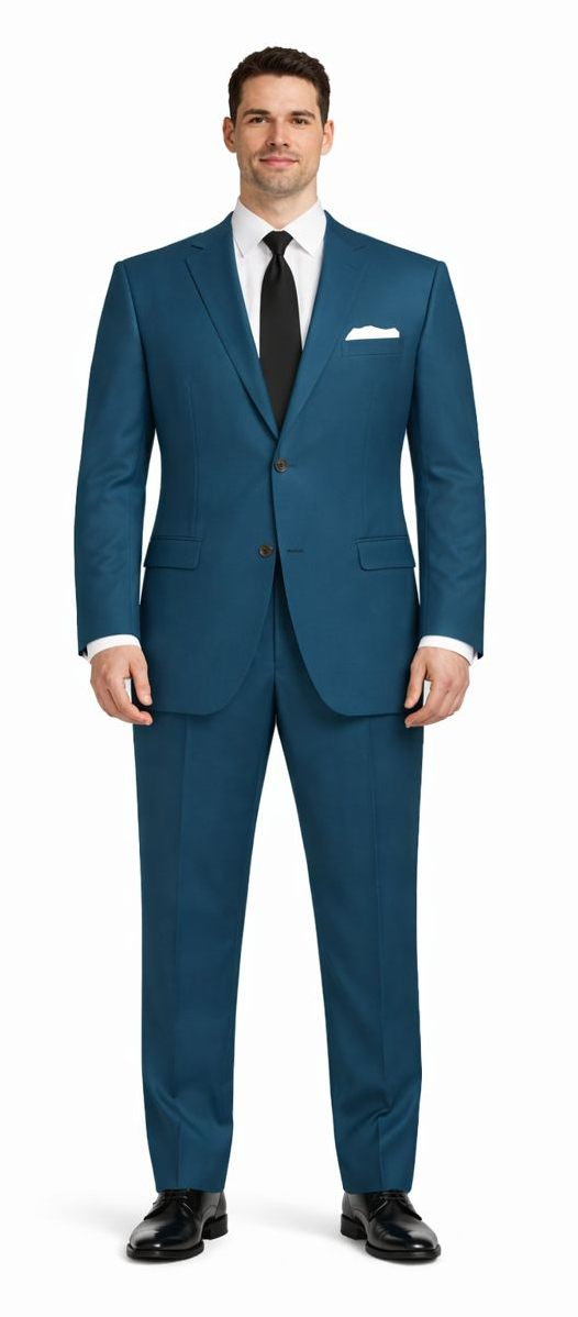 Teal Suit - Dark Teal Suit - Teal Blue Suit-New Designer Collection - 34 Short or Extra Small