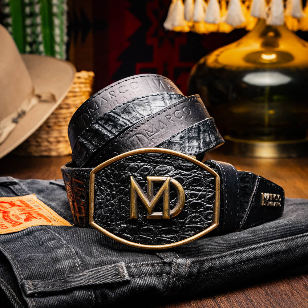 Marco Di Milano Texas Belt Black - 36