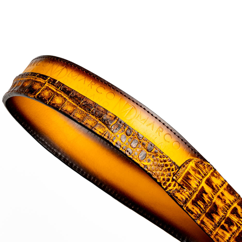 Marco Di Milano Texas Belt Mustard Brown - 36