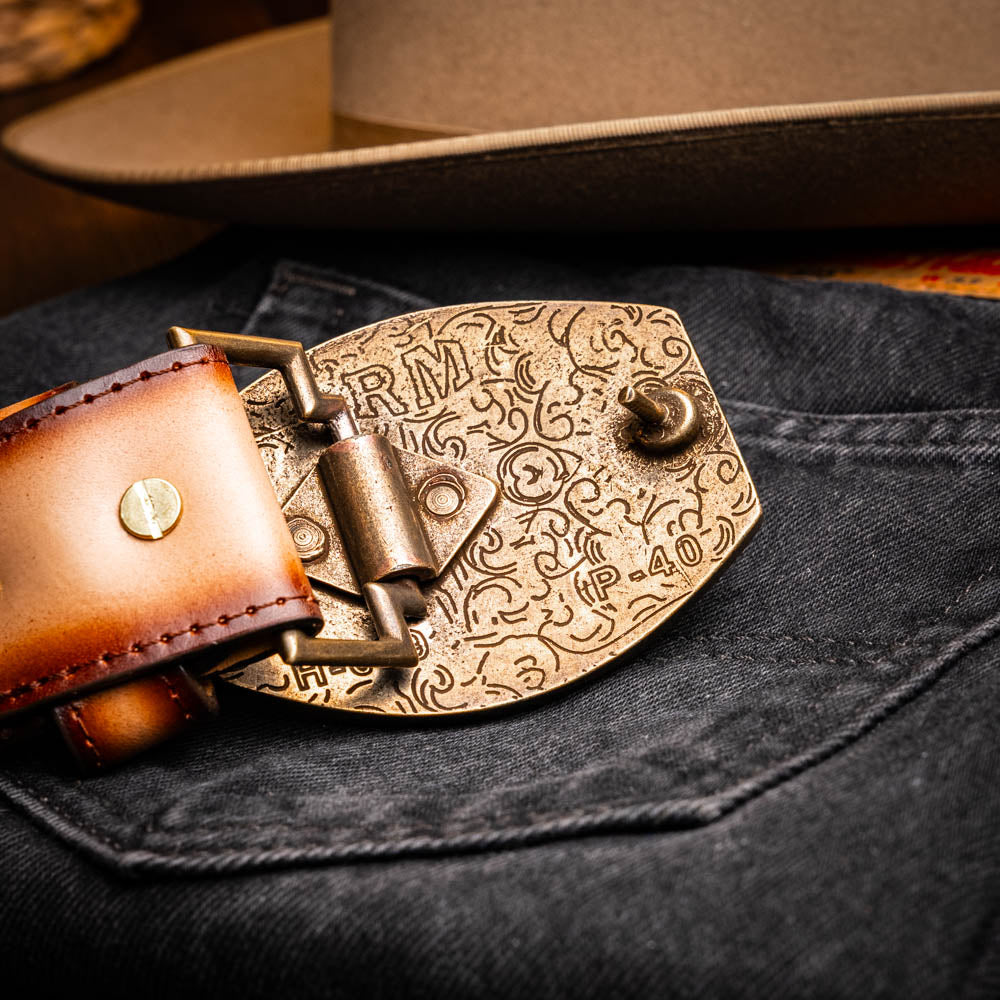 Marco Di Milano Texas Belt Stone Brown - 36