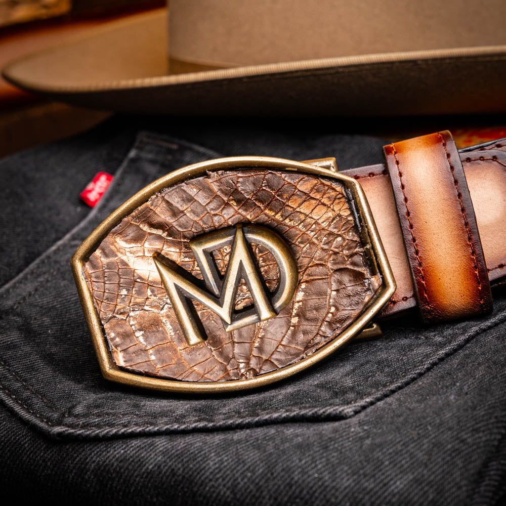 Marco Di Milano Texas Belt Stone Brown - 36