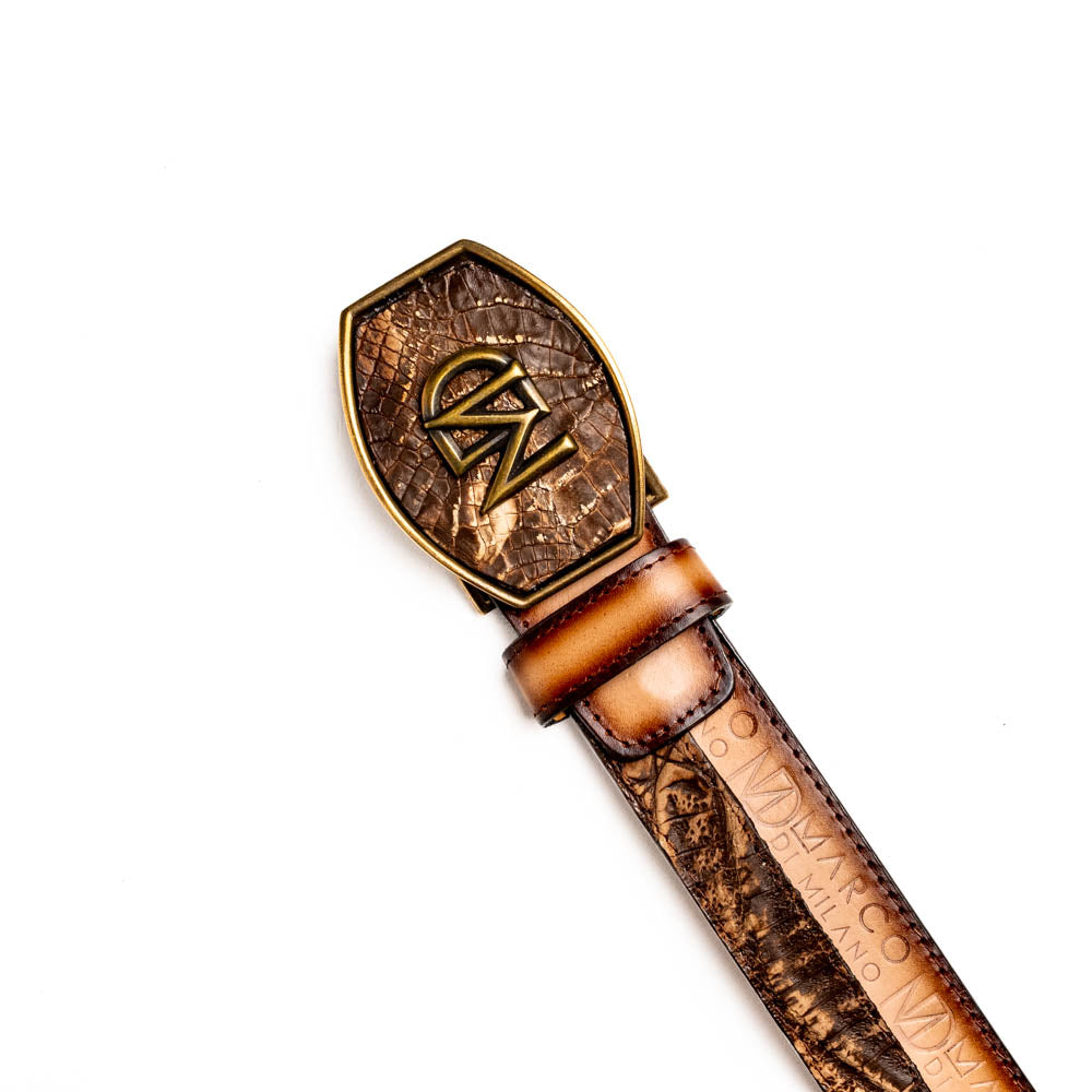 Marco Di Milano Texas Belt Stone Brown - 36