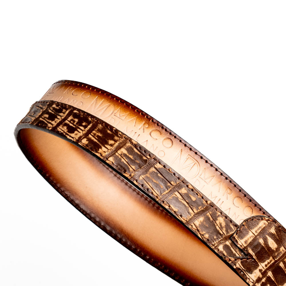 Marco Di Milano Texas Belt Stone Brown - 36