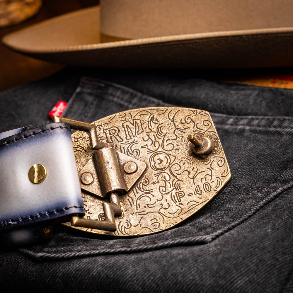 Marco Di Milano Texas Belt Stone Gray - 36