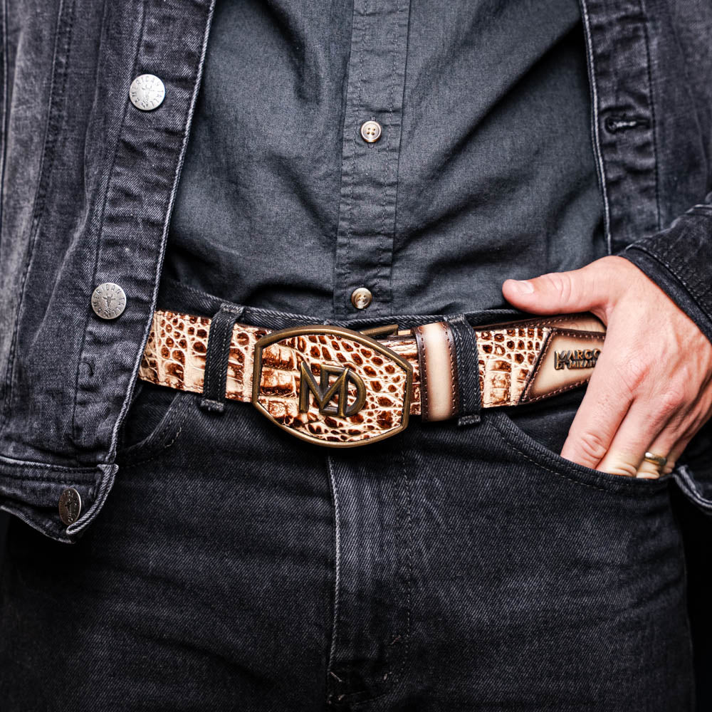 Marco Di Milano Texas Belt Stone Orix - 36