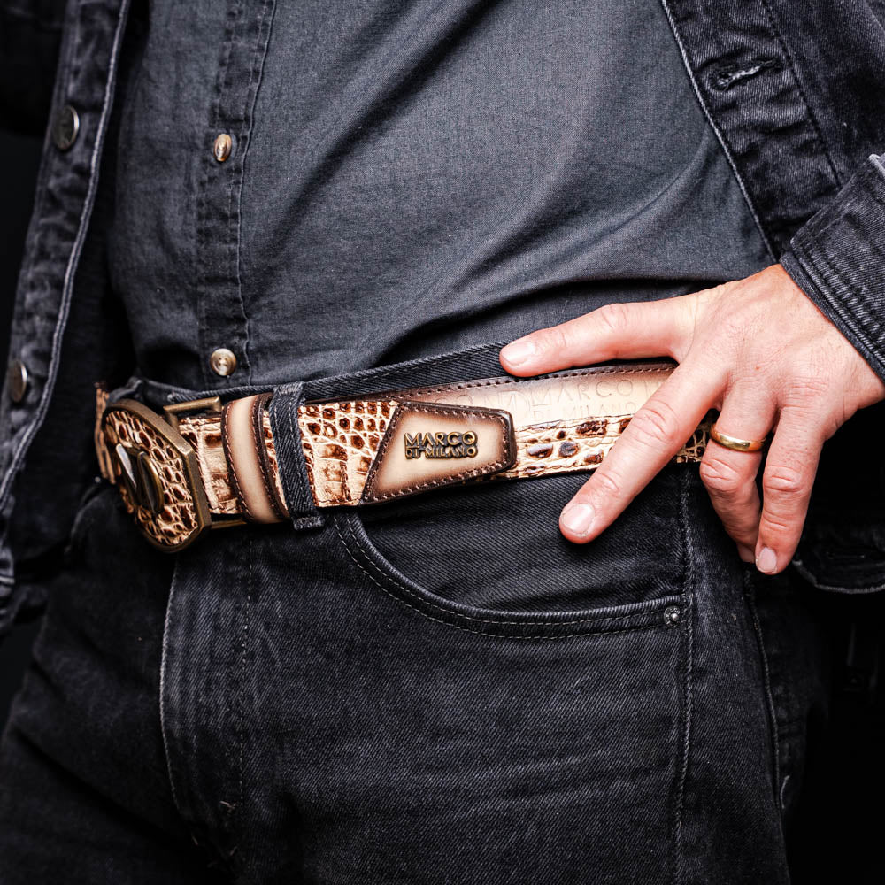 Marco Di Milano Texas Belt Stone Orix - 36