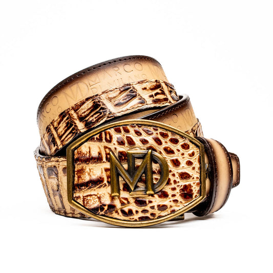 Marco Di Milano Texas Belt Stone Orix Leather Shoe