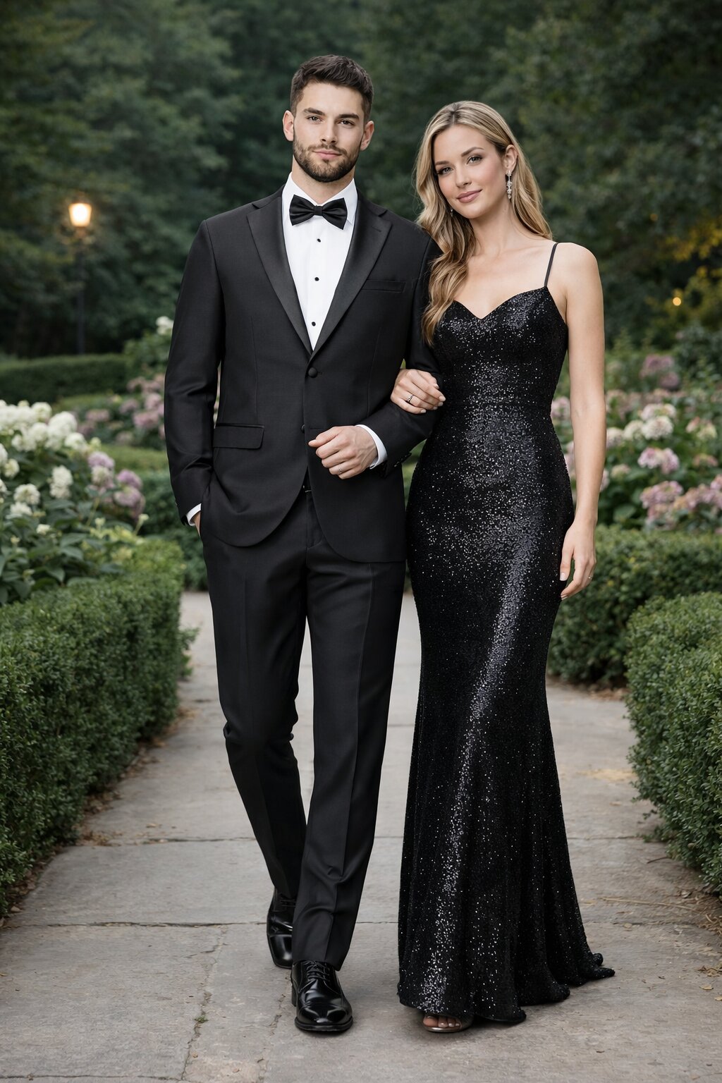 Tiglio Mens Slim Fit Black Wool Tuxedo Satin Peak Lapel Formal Dinner Suit