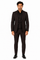 Tiglio Rosso Mens Choclate Brown 3 Piece Suit Double Breasted Vest with Classic 100% Wool Super 150's Fabric - Pleated Pants-New Designer Collection