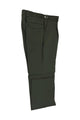 Tiglio Luxe Dark Olive Semi-Wide Leg Wool Marbella Dress Pants TL8202