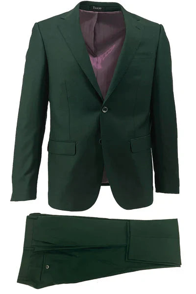Porto, Slim Fit, Pure Wool Suit by Tiglio Luxe TIG4186 - 36R