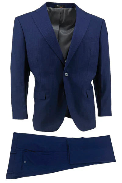 Porto, Slim Fit, Pure Wool Suit by Tiglio Luxe TL2550 - 36R