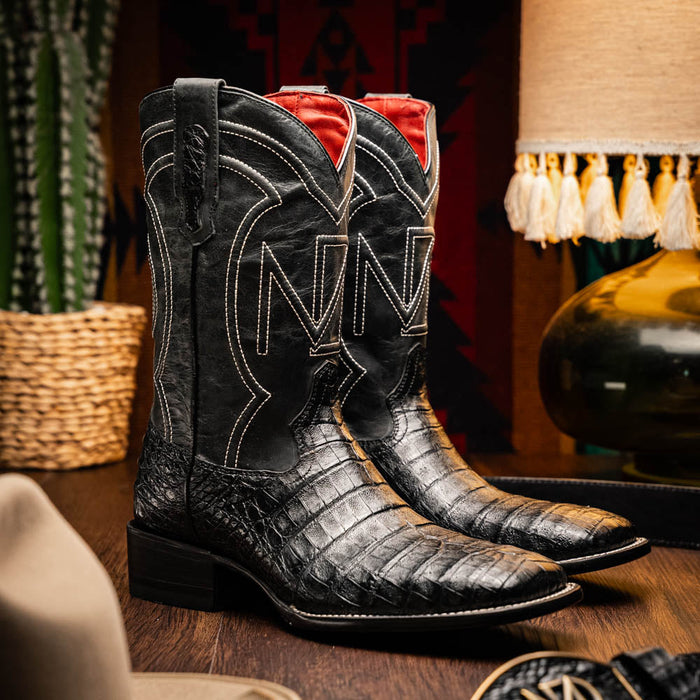 Marco_Di_Milano Tucson Black Leather Oxford