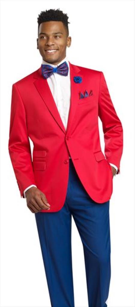 "Wholesale Mens Jackets - Wholesale Blazer - "Red Blazer - 52 Long