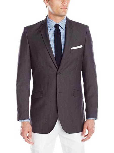 "Wholesale Mens Jackets - Wholesale Blazer - "Charcoal Blazer - 52 Long
