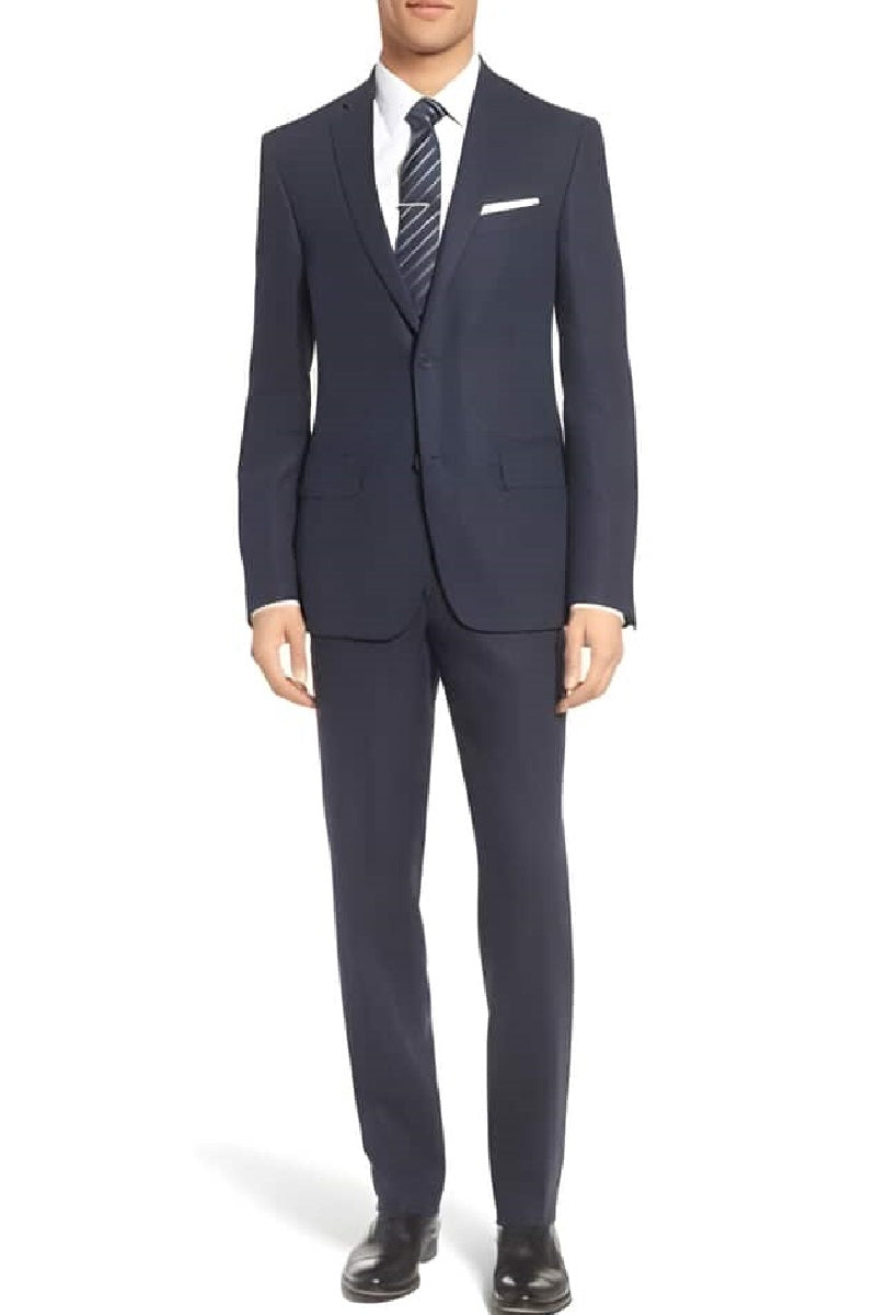 Mens Big and Tall Linen Suits - Dark Blue Summer Fabric Suit - 38 Short Jacket+32 Waist Adjustable 28to34)(Height: 5’4”to5’7”)(Neck 15-16.5)S-M)ggg