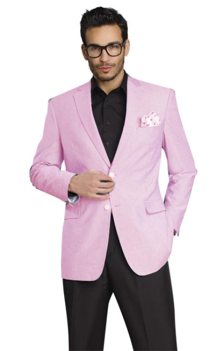 "Wholesale Mens Jackets - Wholesale Blazer - "Pink Blazer - 52 Long