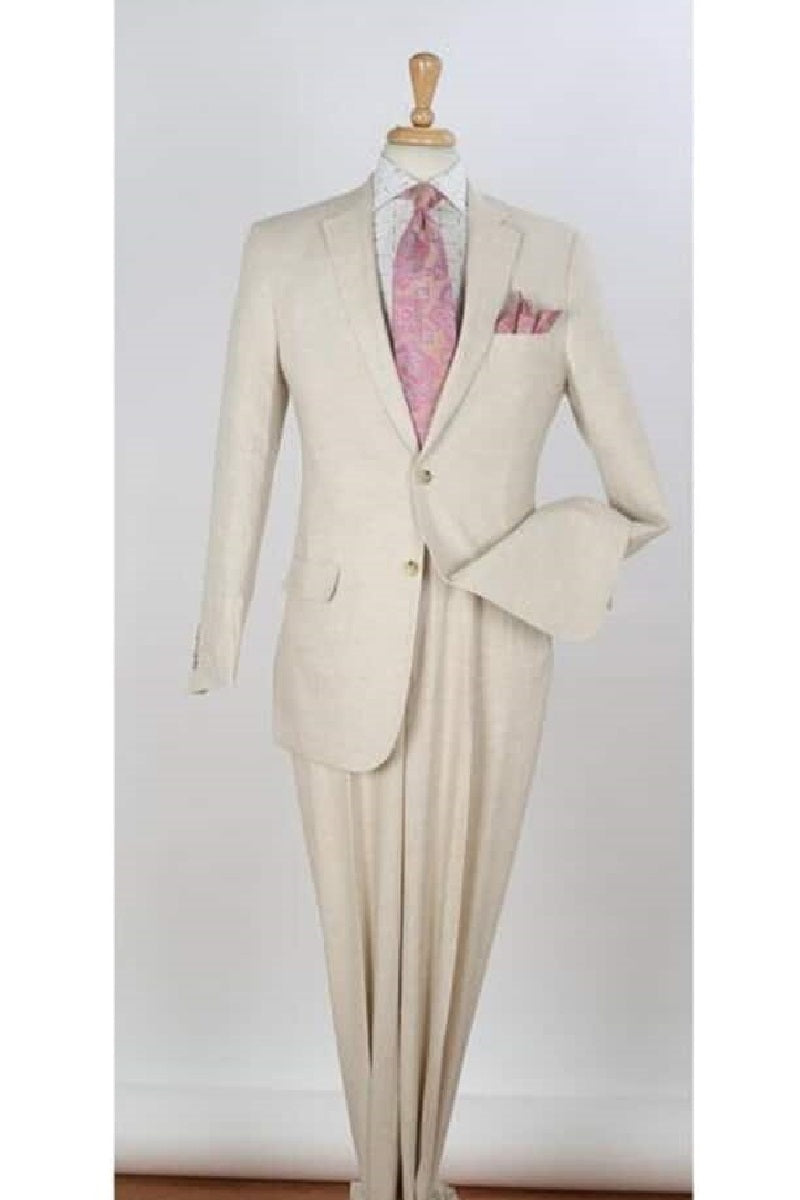 Mens Big and Tall Linen Suits - Natural  Linen  Summer Fabric Suit - 38 Short Jacket+32 Waist Adjustable 28to34)(Height: 5’4”to5’7”)(Neck 15-16.5)S-M)ggg