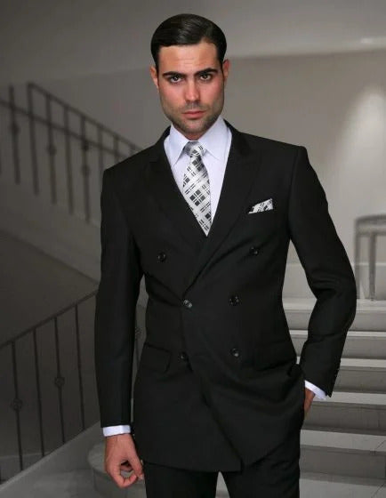 Statement Men's 2 Piece 100% Wool Fashion Suit - Bold Color