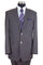 Modern Fit - "Grey Modern Fit Suit for Men - Basic 2 Button Wool Feel - Designer Brand"