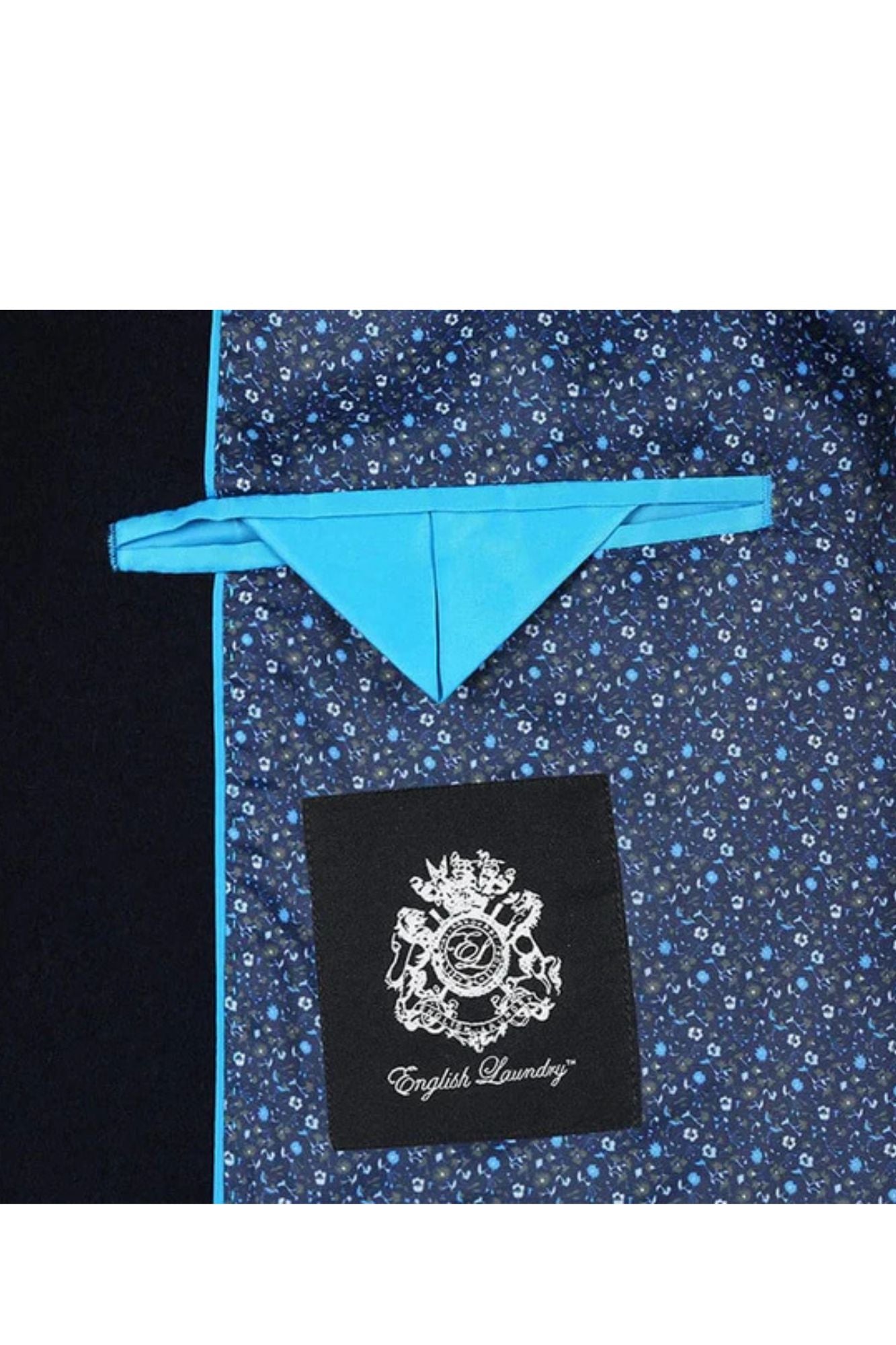 Navy Fall/Winter Essential Slim Fit Overcoat Wool Blend - Coat Size 38