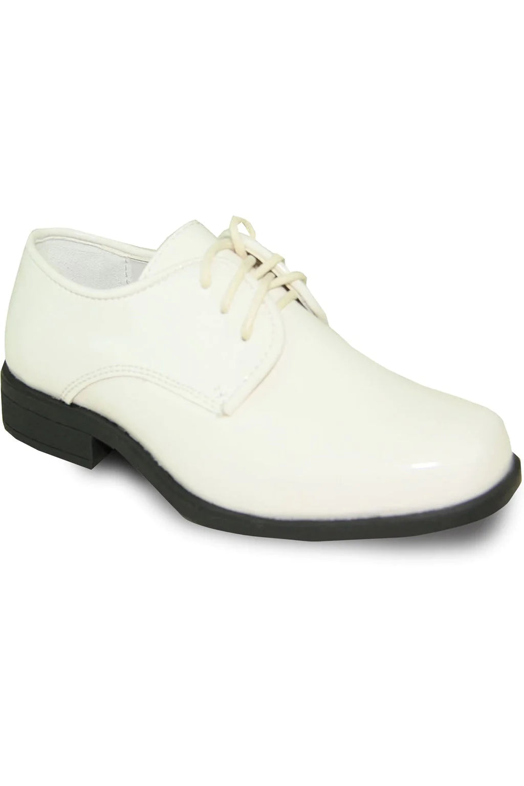 Mens Ivory Dress Shoes - Cream Dress Shoe "Sarno" Kids Ivory Tuxedo Shoes