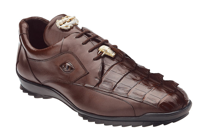 Belvedere Vasco Tabac Alligator Loafer