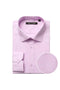 Verno Pink Classic Fit Spread Collar Dress Shirt - USA Men's Outlet