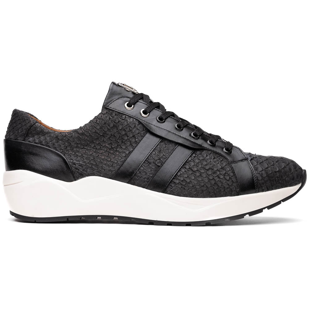 Marco Di Milano Verona Black Python & Calfskin Sneakers - 8