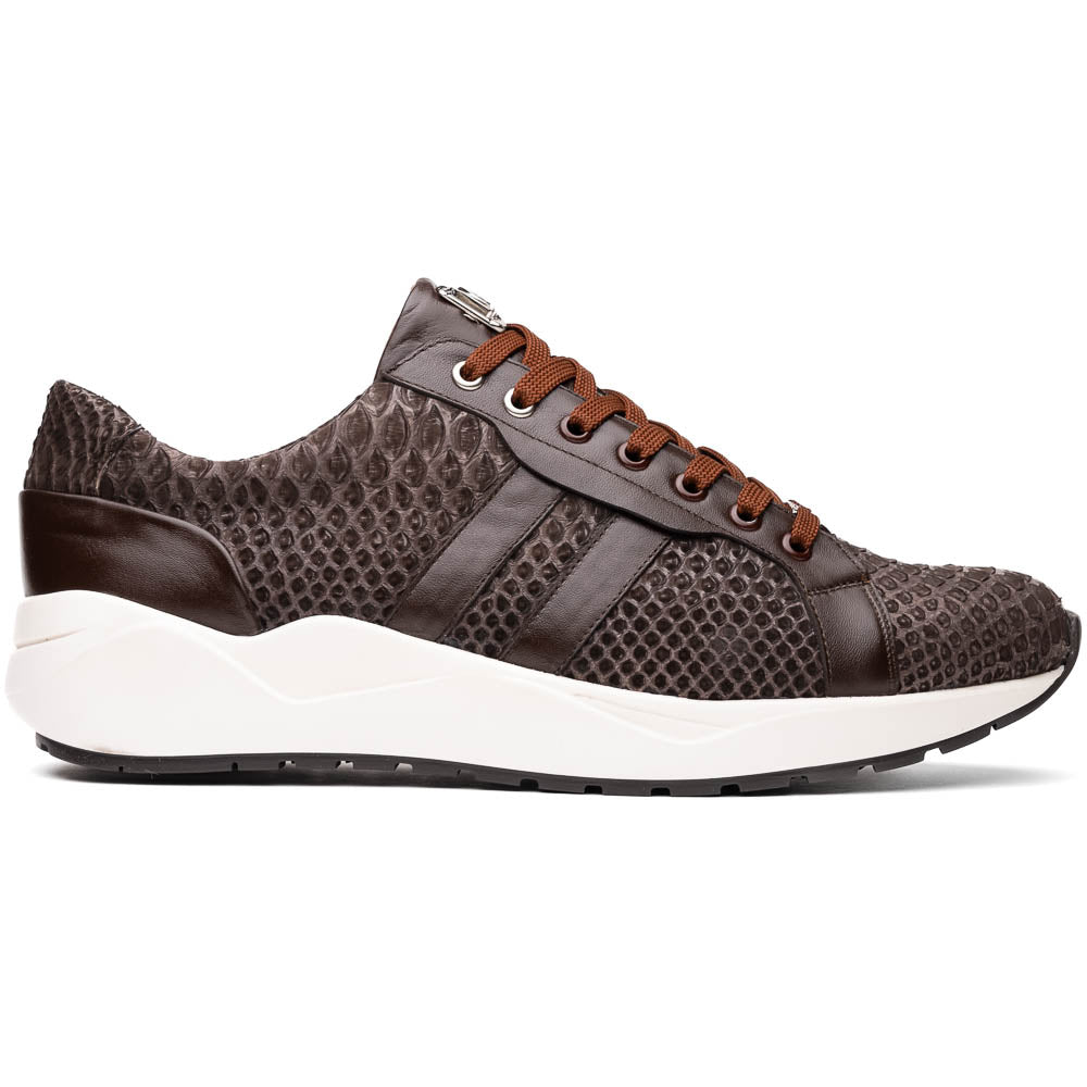 Marco Di Milano Verona Brown Python & Calfskin Sneakers - 8