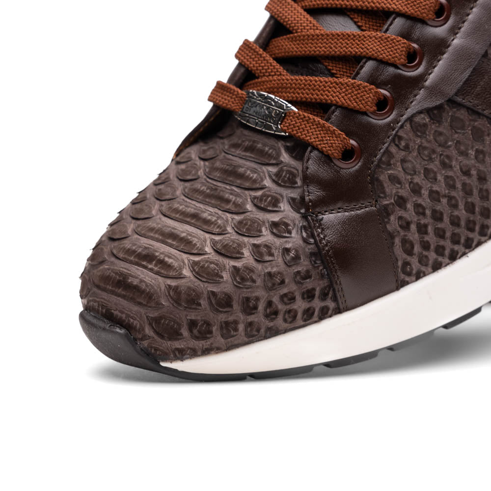 Marco Di Milano Verona Brown Python & Calfskin Sneakers - 6