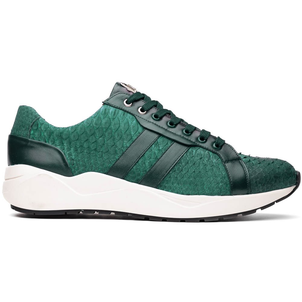 Marco Di Milano Verona Green Python & Calfskin Sneakers - 6