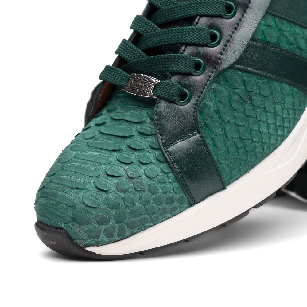 Marco Di Milano Verona Green Python & Calfskin Sneakers - 8