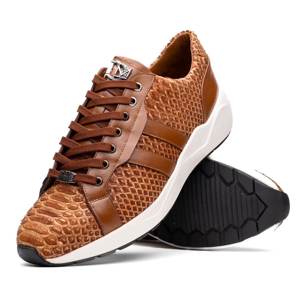 Marco Di Milano Verona Honey Python & Calfskin Sneakers - 6