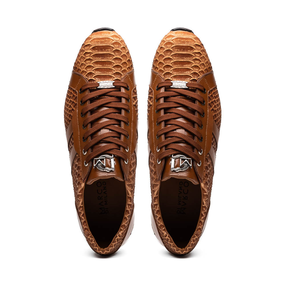 Marco Di Milano Verona Honey Python & Calfskin Sneakers - 6