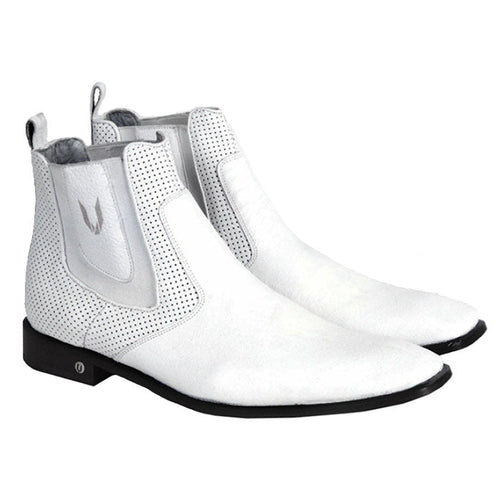 Vestigium Cat Shark Chelsea Boots White - White